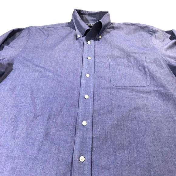 Lands End Mens LS Dress Shirt Size 17.5/36T - Picture 5 of 5